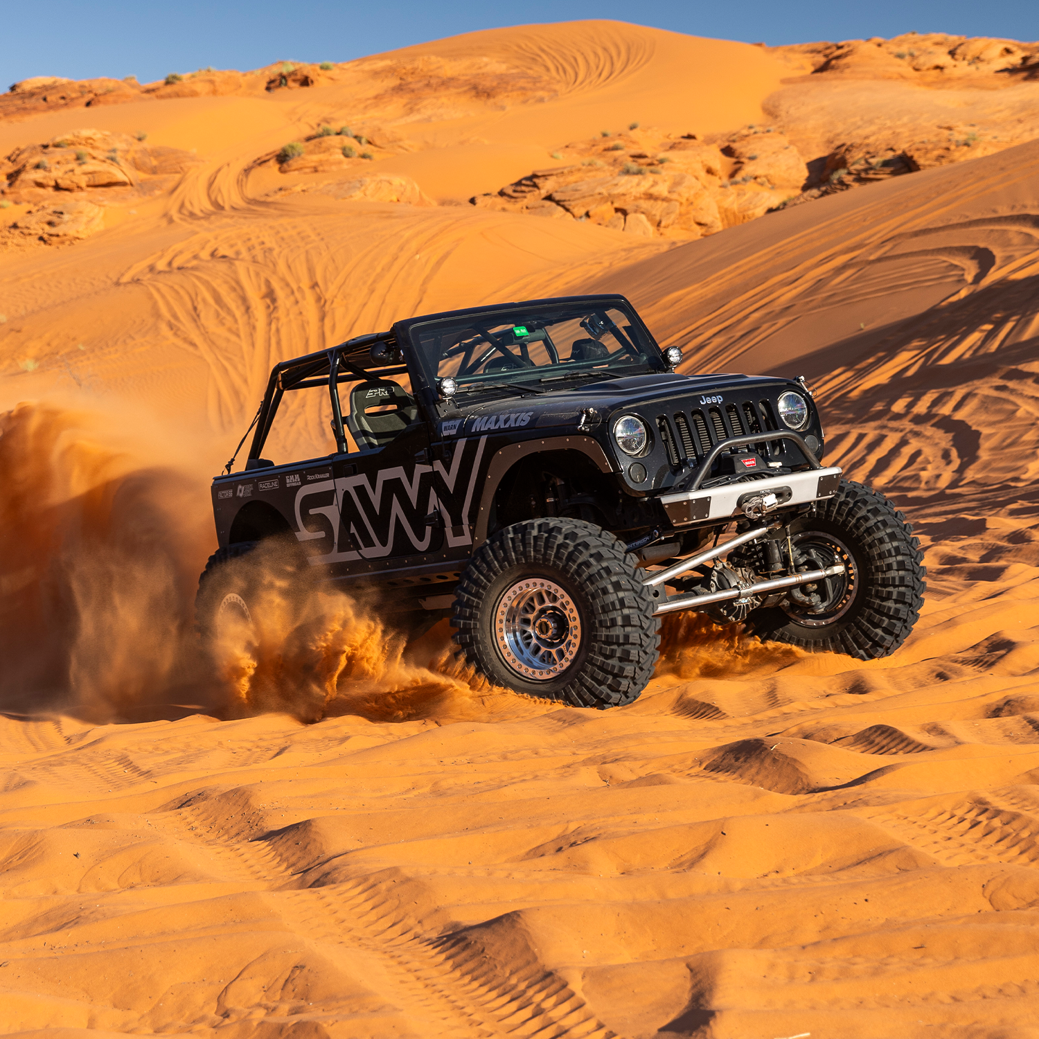 Jeep JKU rock crawling bumper