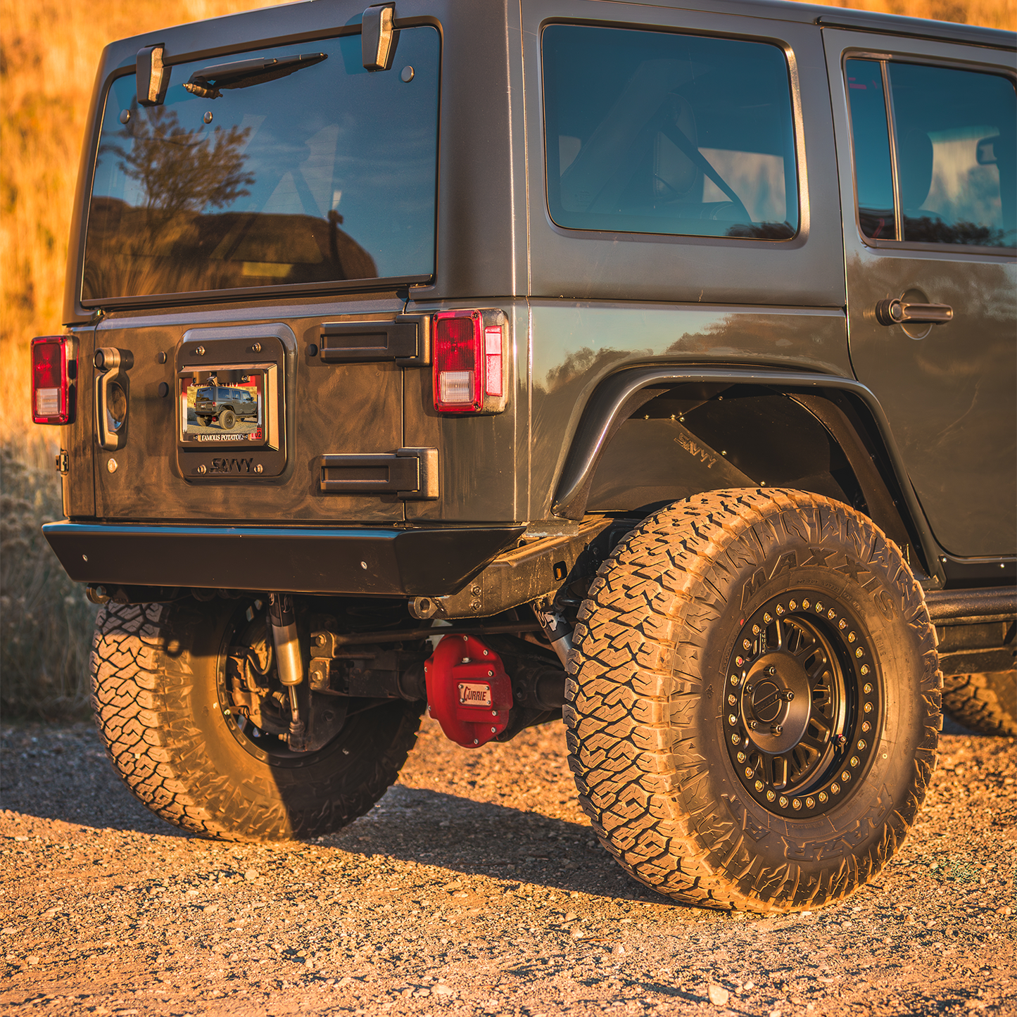 Jeep JK JKU high clearance aluminum rear bumper