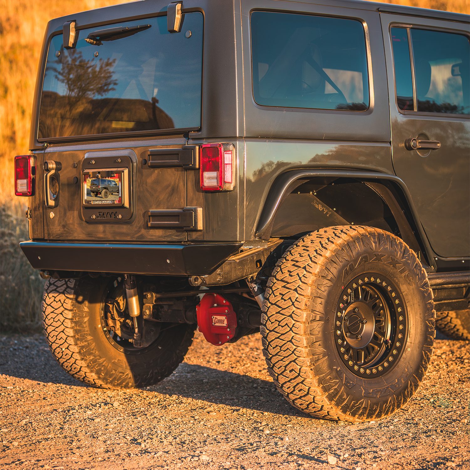 Jeep JK JKU high clearance aluminum rear bumper