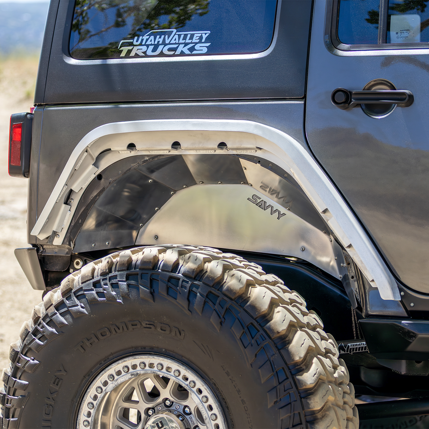 Jeep JK aluminum high clearance fender kit