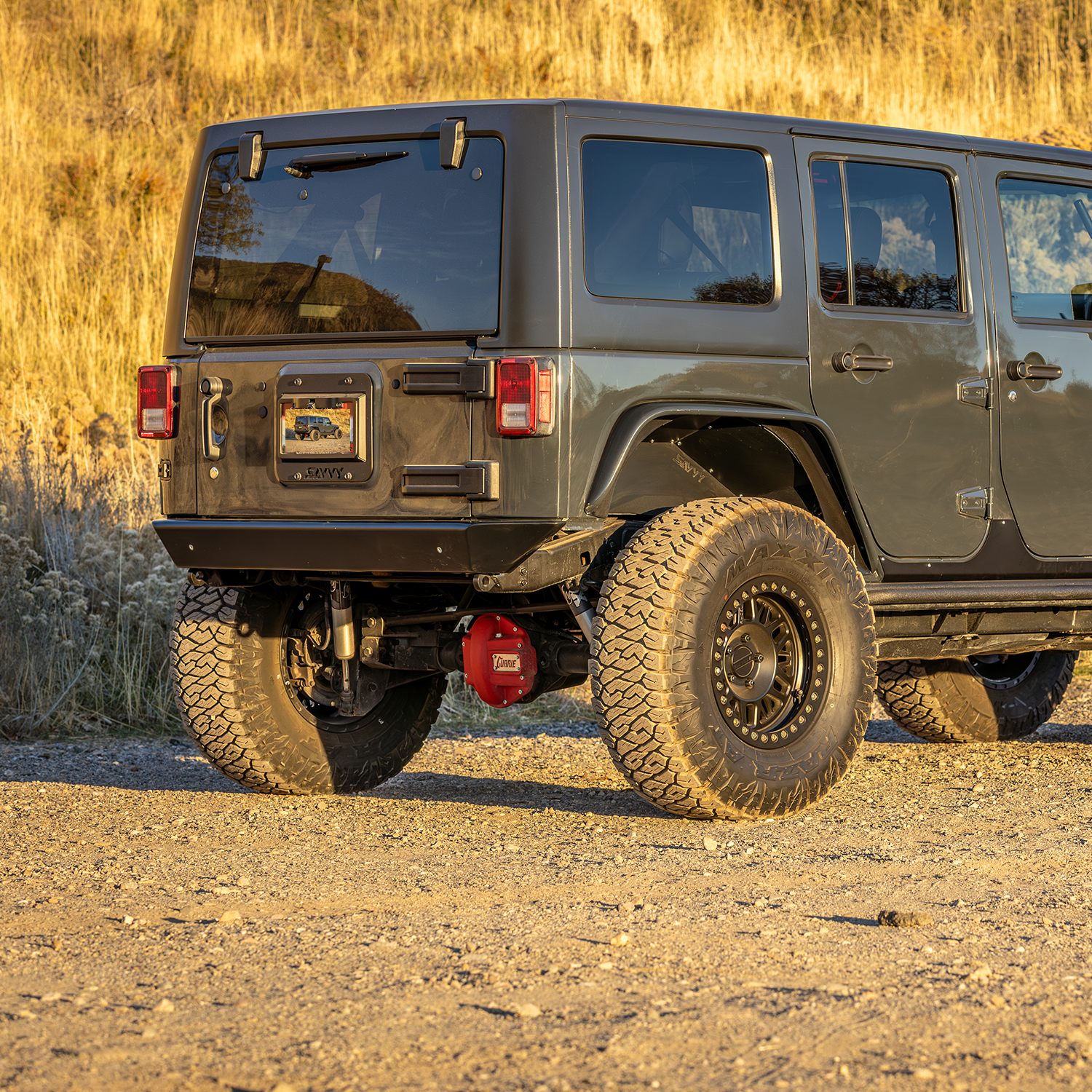 Jeep JK high clearance aluminum rear bumper