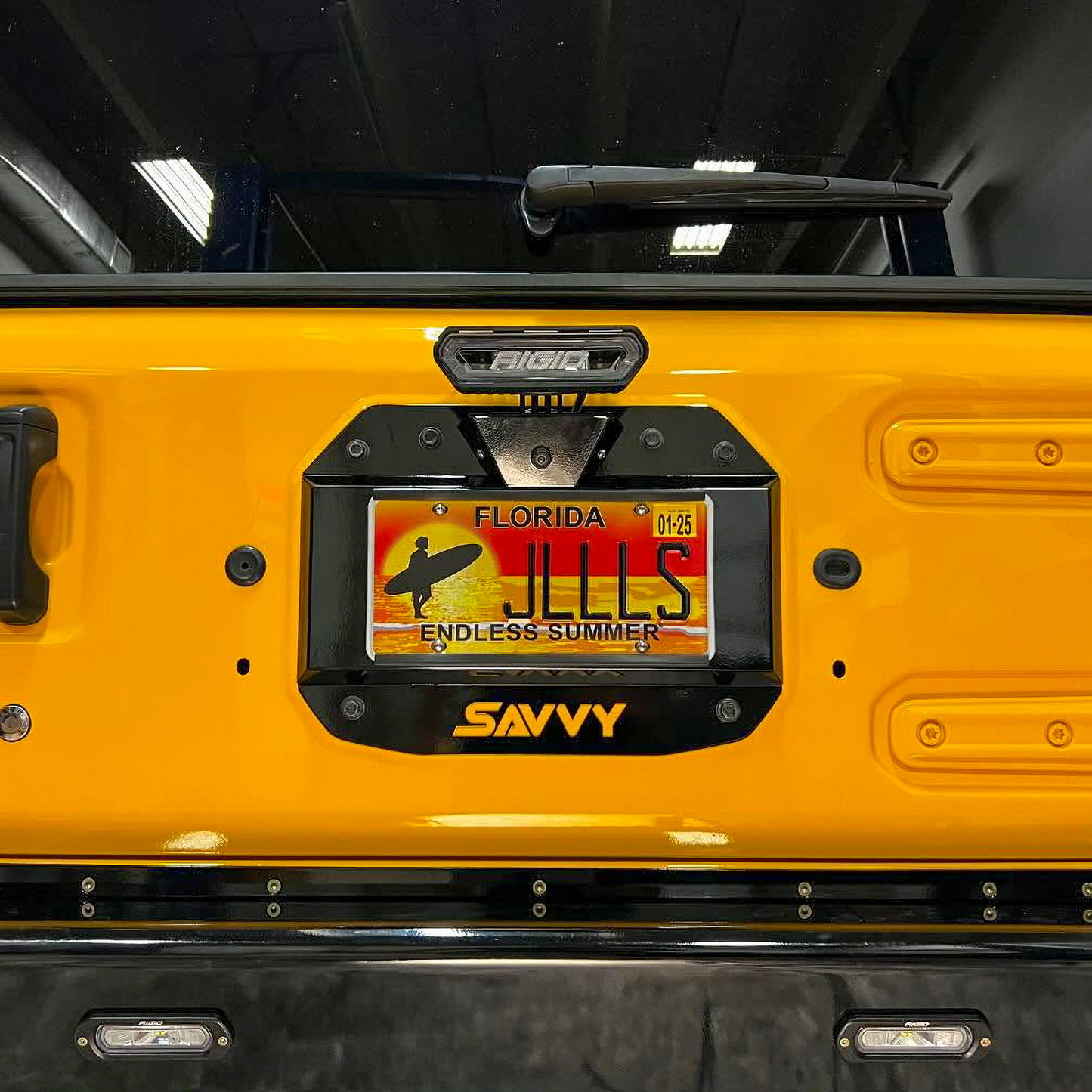 Jeep JL aluminum spare tire delete