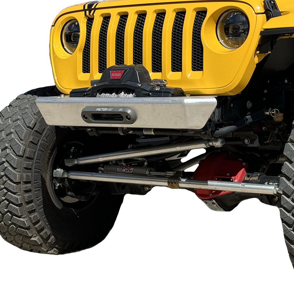 Jeep JLU front bumper without hoop