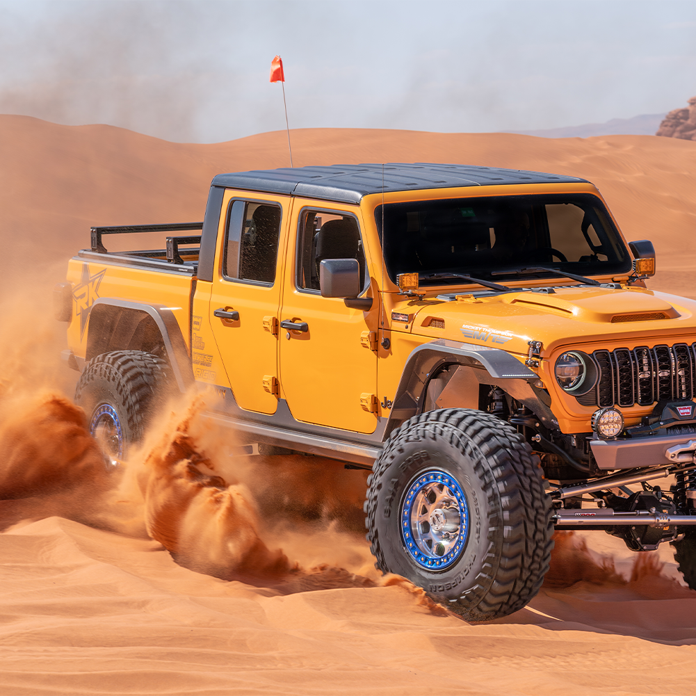 rock sliders precision fitment on Jeep Gladiator JT, purpose-built JT slider design USA made