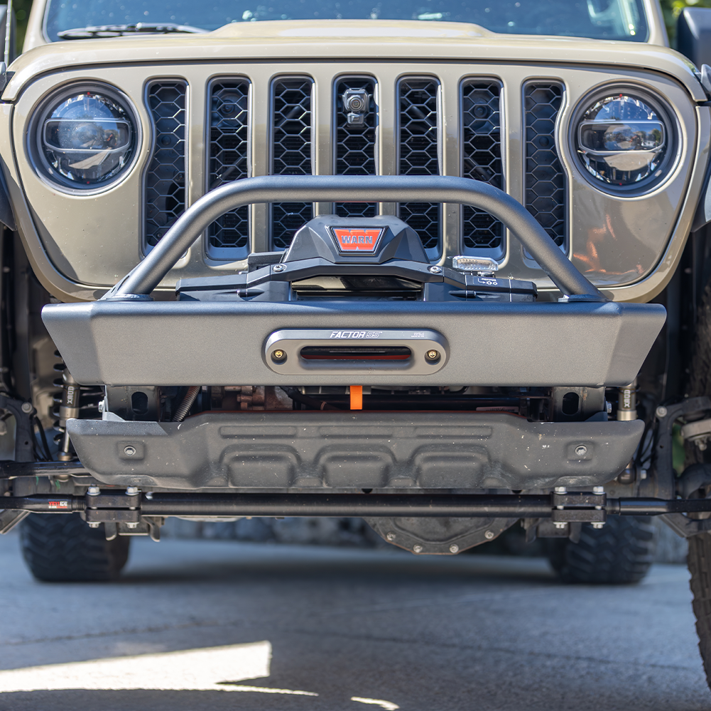 Jeep JT aluminum front bumper,