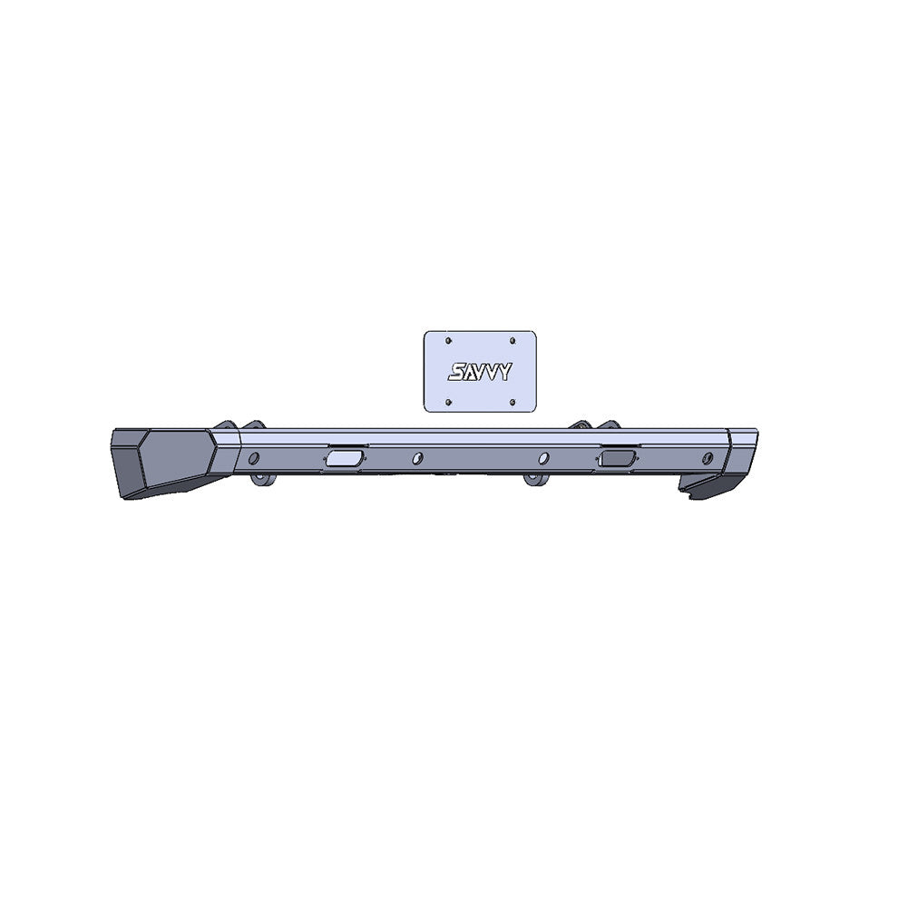 Savvy Krawler Lite Jeep JT rear bumper with modular design and replaceable parts