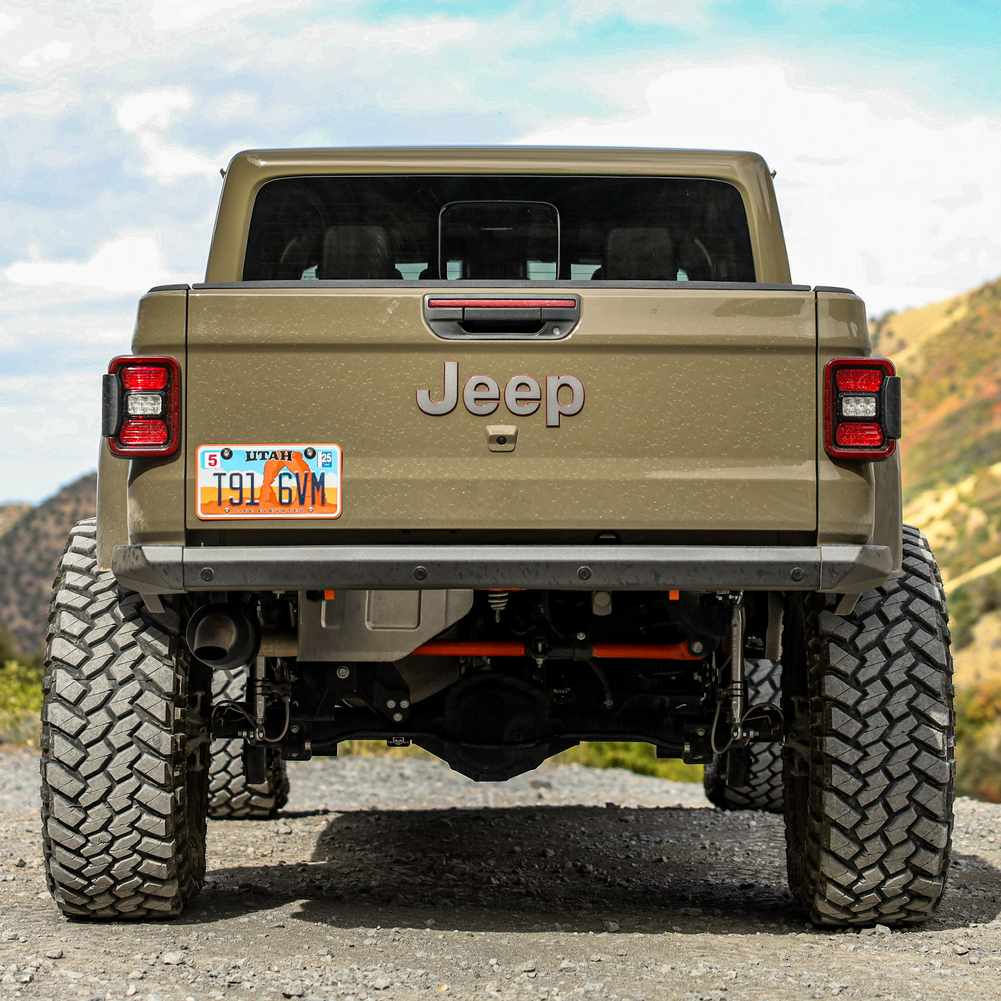 Jeep JT rear bumper with up to 10 inches more clearance