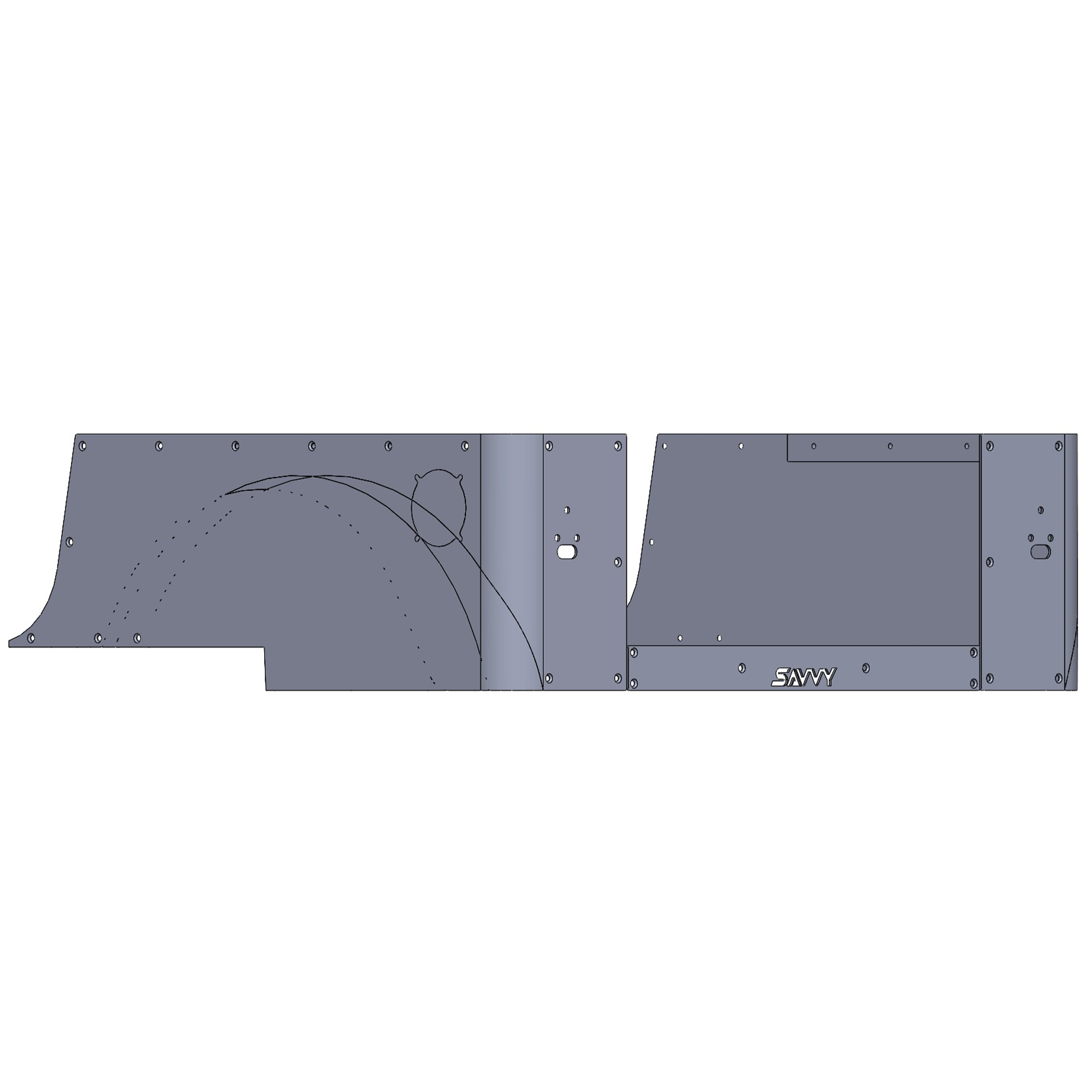 Savvy Jeep TJ 6061 Aluminum Corner Armor