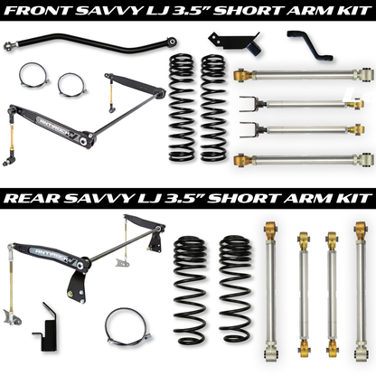 SAVVY LJ 3.5" SHORT ARM LIFT KIT