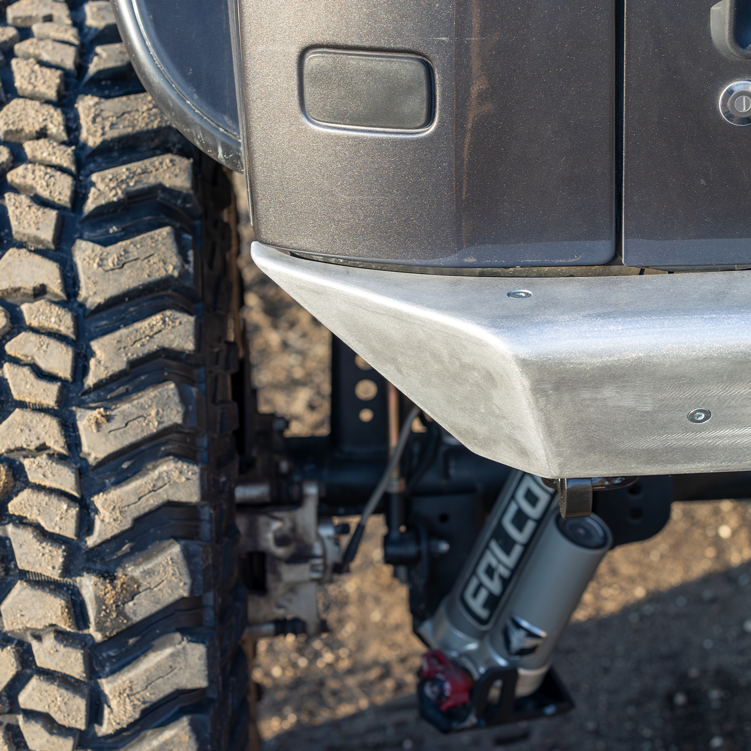 Lightweight high-clearance rear bumper for Jeep JK and JKU