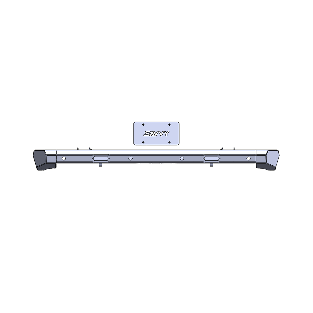Savvy Jeep Gladiator rear bumper with race-proven high-clearance design