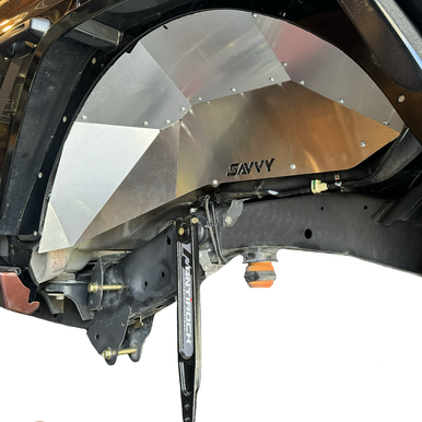 Savvy Offroad Jeep JL rear inner fenders with custom fitment for stock and high-clearance fenders