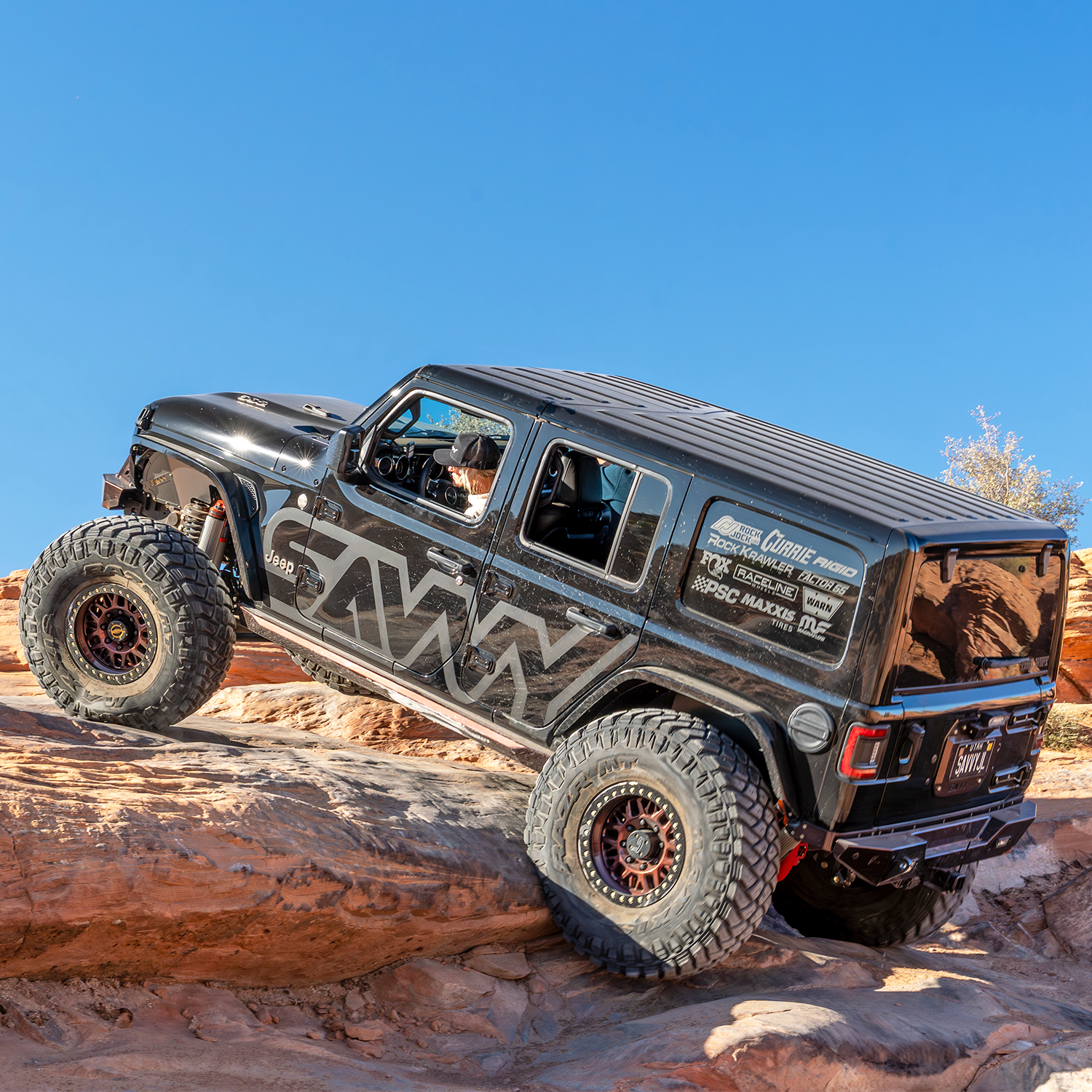Rock Sliders For Off Roading For Jeep JLU Wrangler 