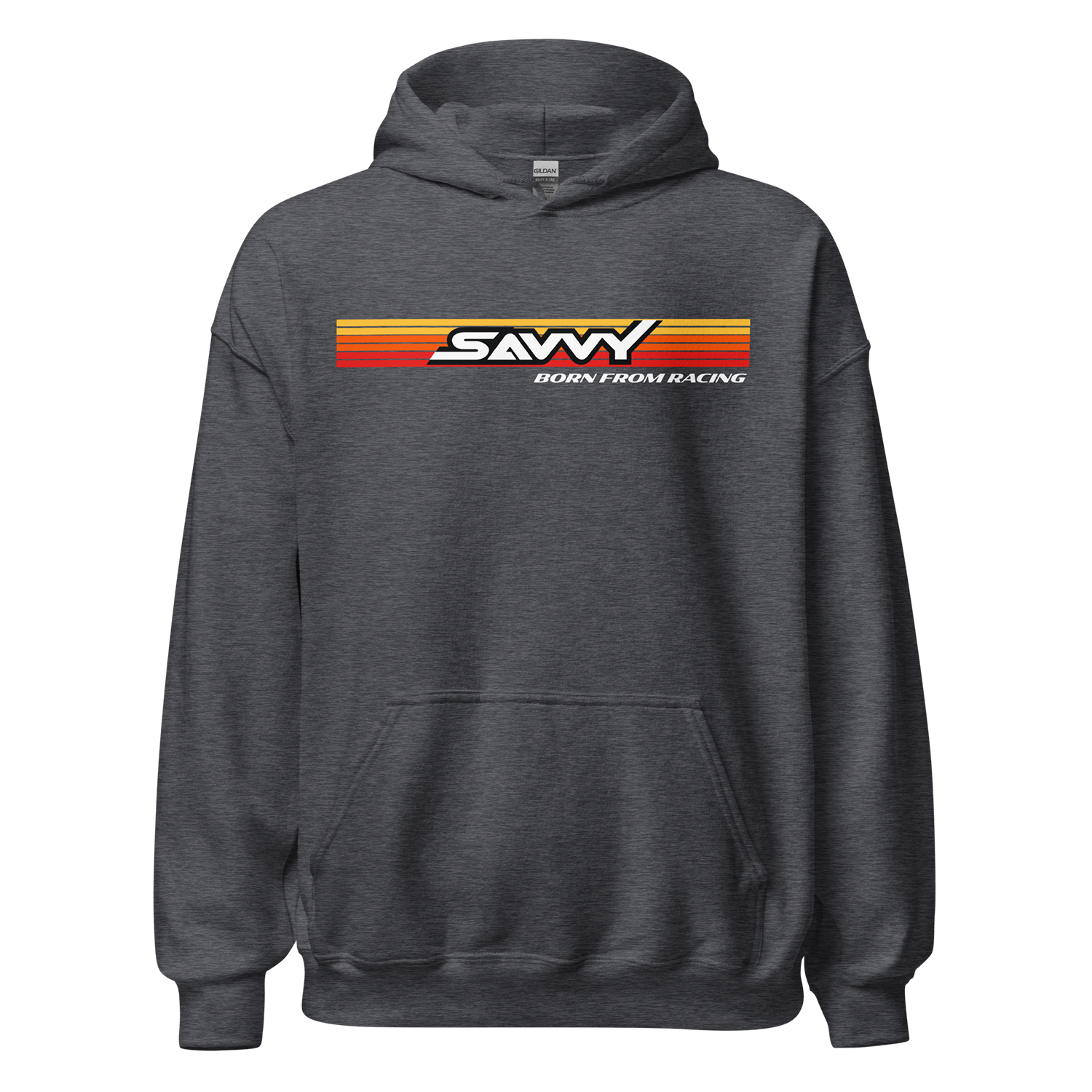 SAVVY BORN FROM RACING HOODIE DARK HEATHER