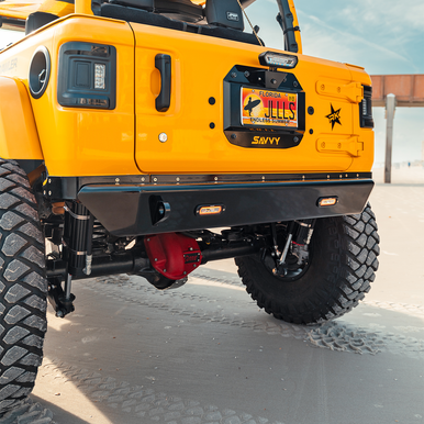 Jeep JLU aluminum rear bumper