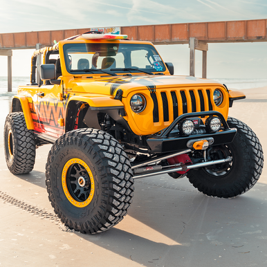 JLU aluminum front bumper