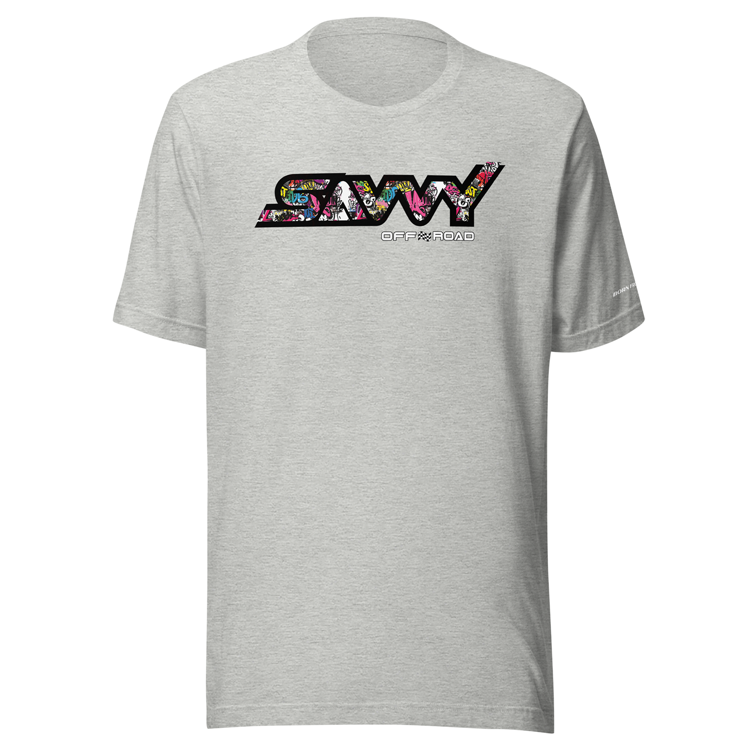 SAVVY OFFROAD GRAFITTI T SHIRT GREY