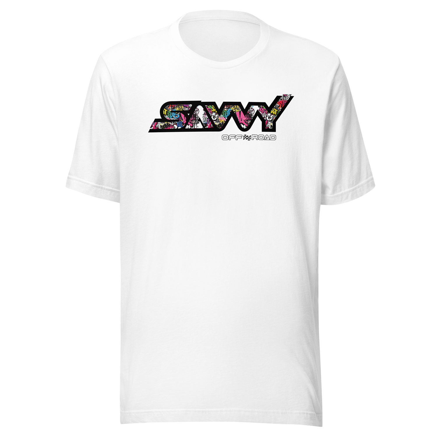 SAVVY OFFROAD GRAFITTI T SHIRT WHITE 