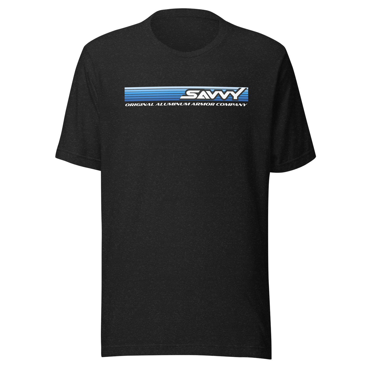 SAVVY OFFROAD OG ALUMINUM BLUE T SHIRT BLACK HEATHER
