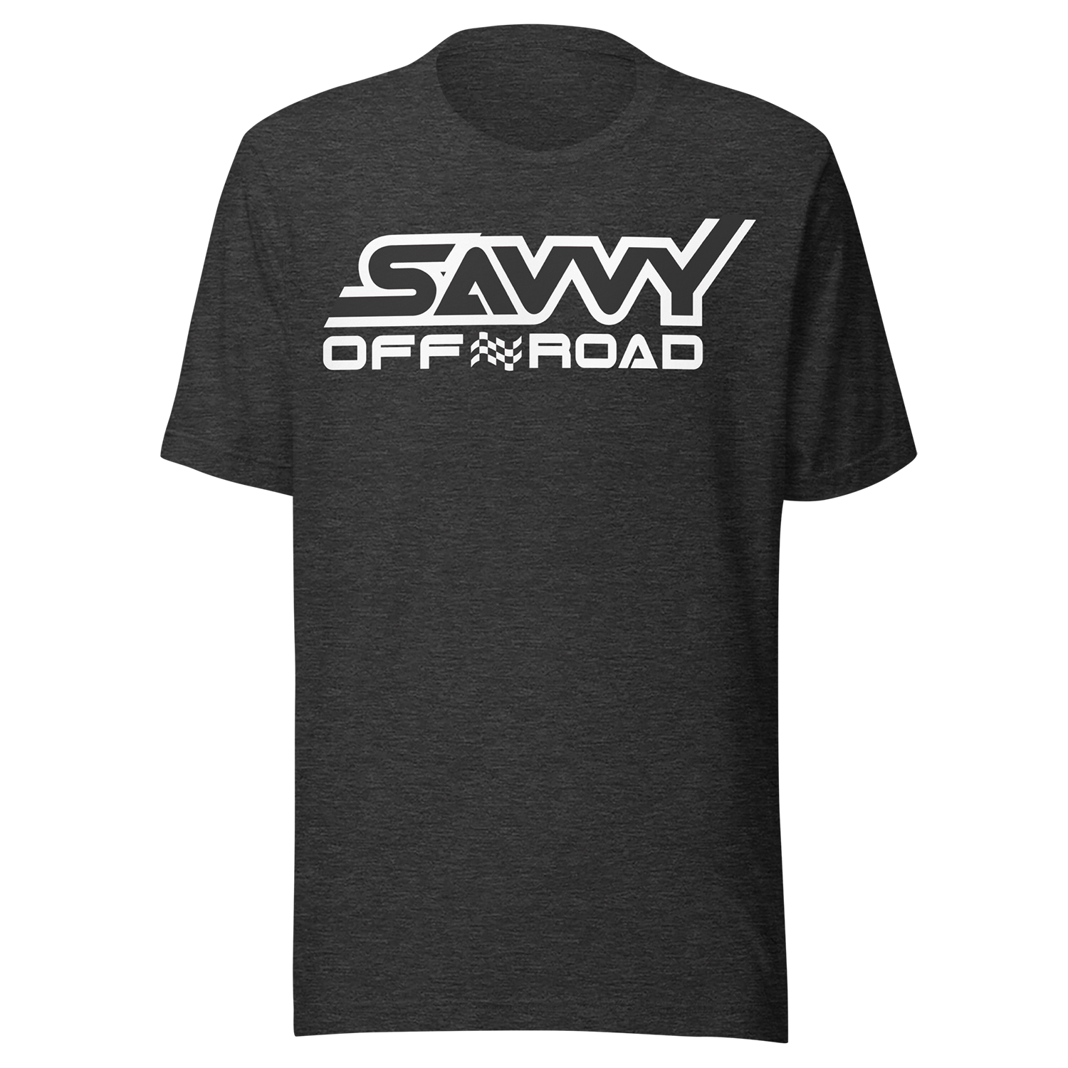 SAVVY OFFROAD OUTLINE T SHIRT HEATHER DARK GREY