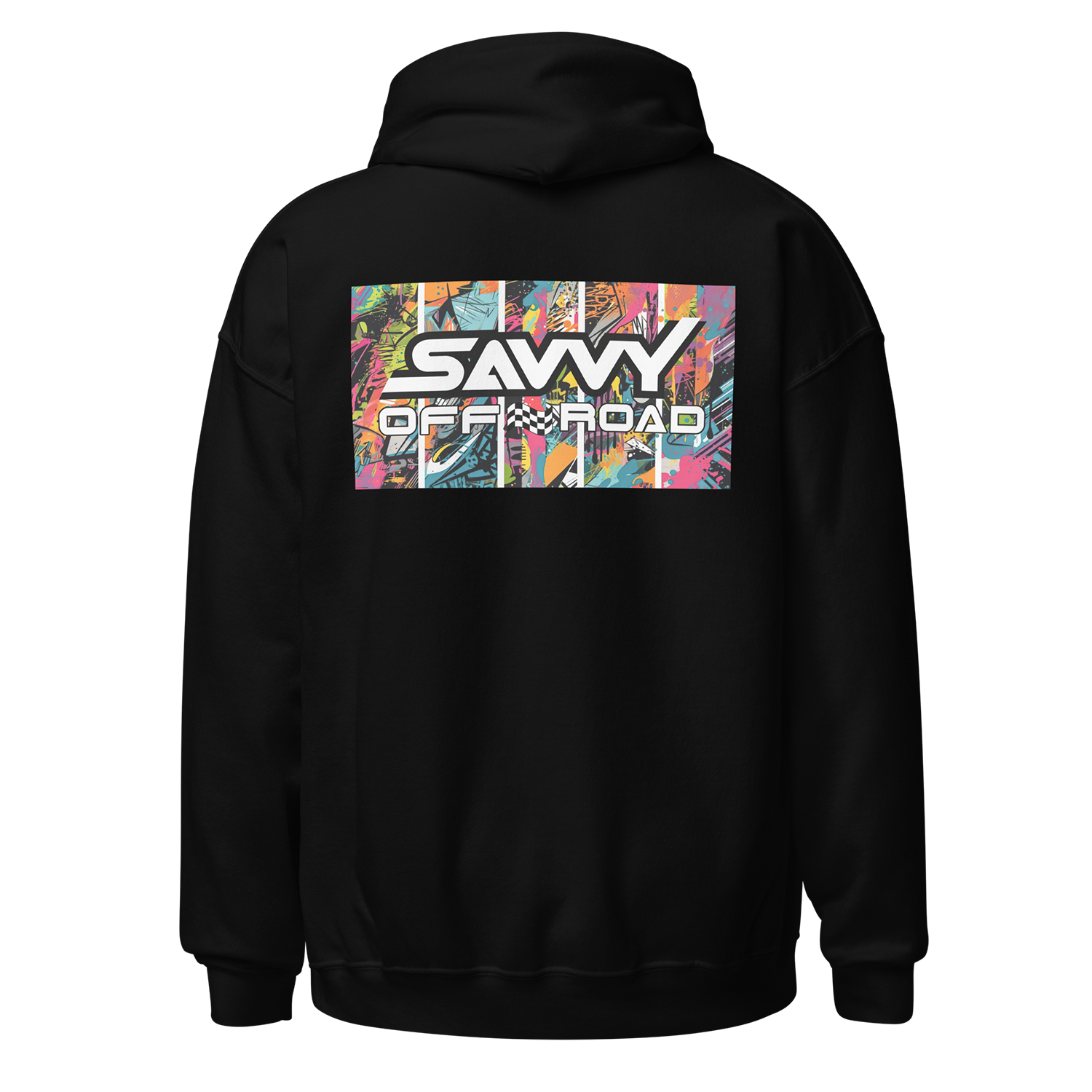 SAVVY OFFROAD STREET ART HOODIE BLACK 