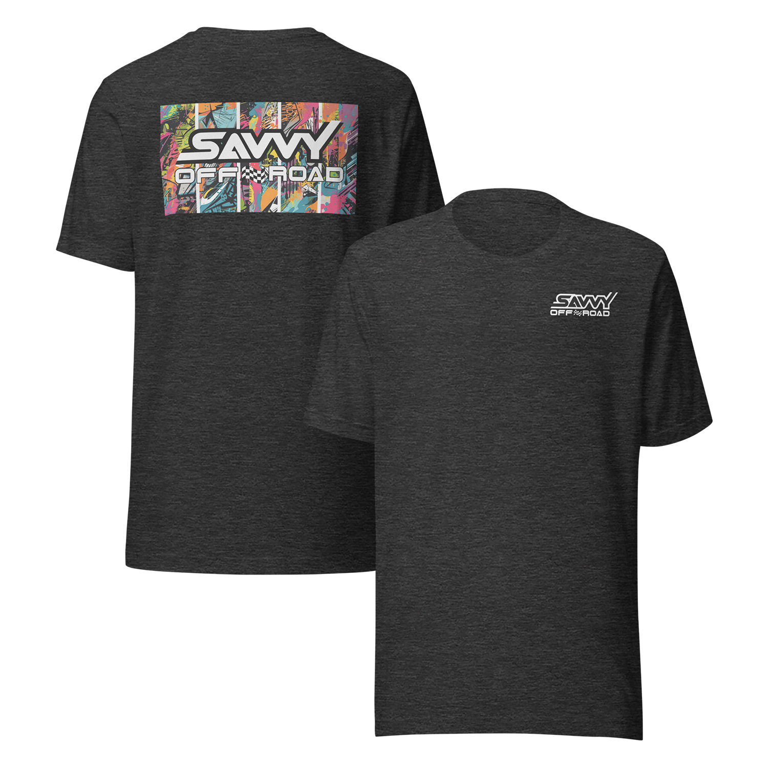 SAVVY OFFROAD STREET ART TSHIRT DARK GREY