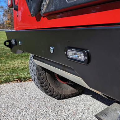 JK rear bumper with lighting options