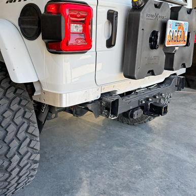 Jeep JL Wrangler rear corner guards aluminum