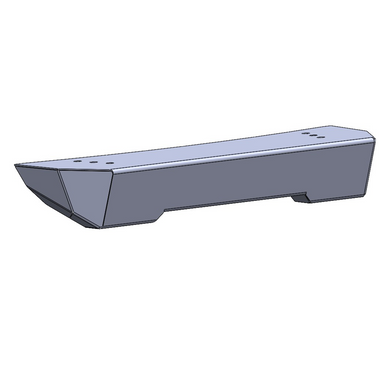 2007-2026 JK/JKU/JL/JLU/JT FRONT BUMPER WITHOUT HOOP (ALUMINUM SURF & TURF WINCHLESS SKIN) SAVVY OFFROAD