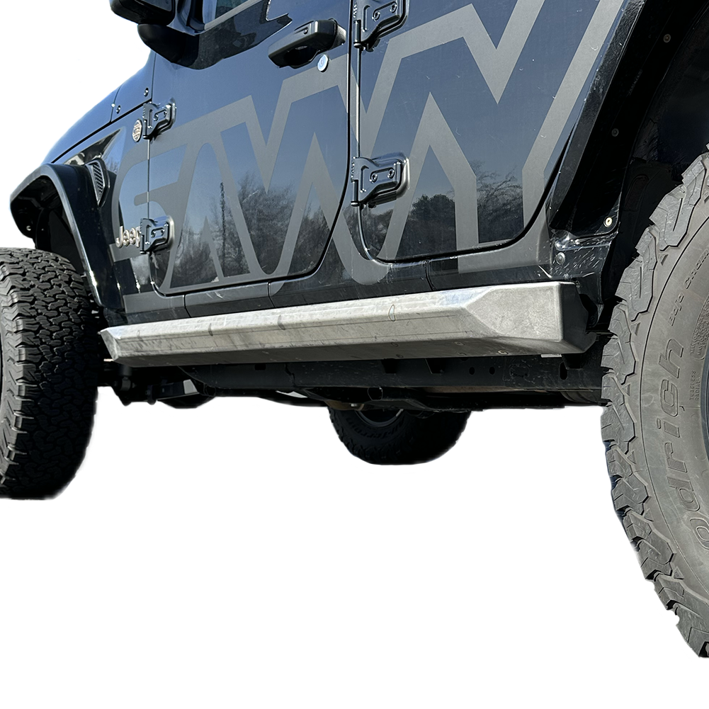 Jeep Wrangler JLU weld-on sliders