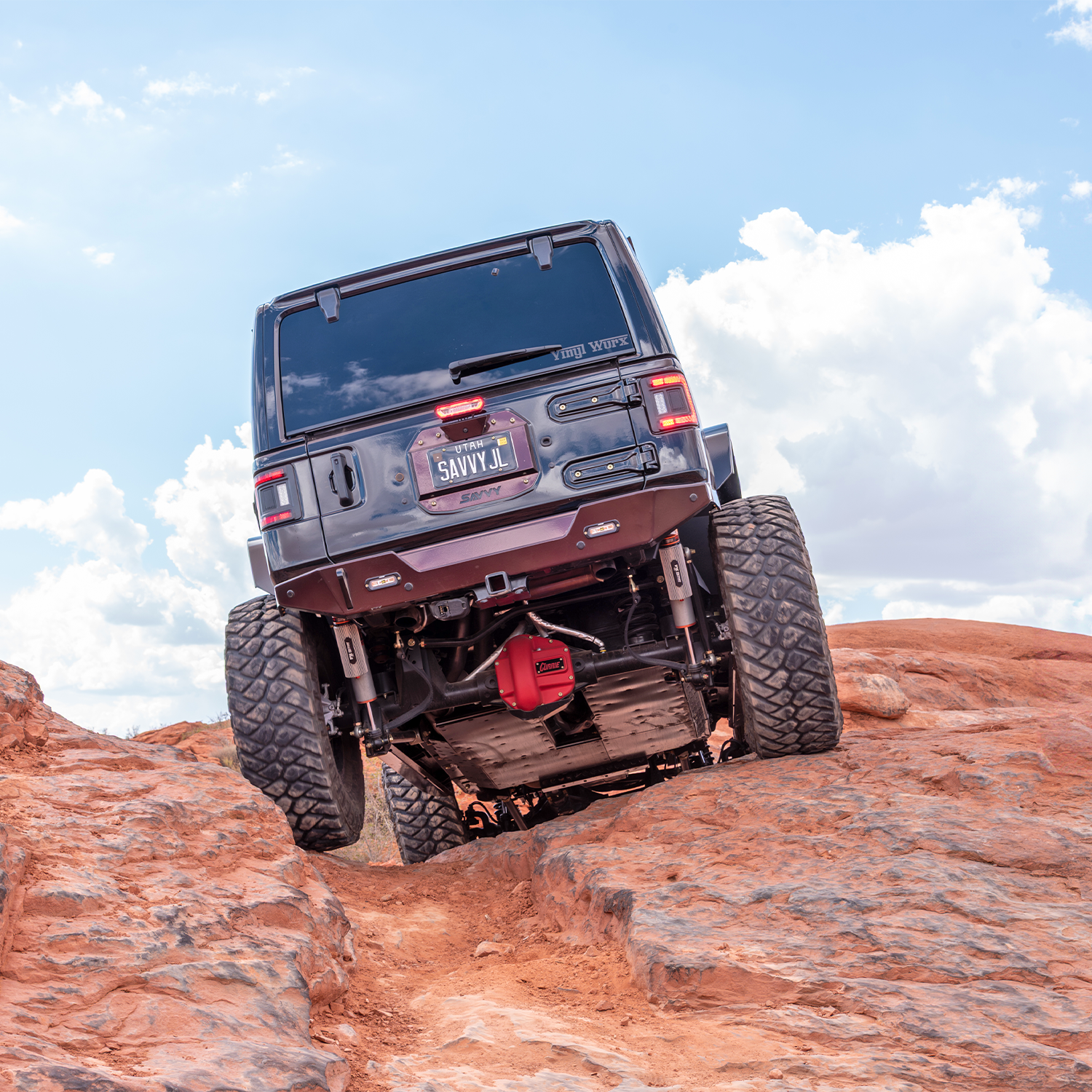 Savvy KRAWLER LITE high-clearance rear bumper for Jeep Wrangler JLU