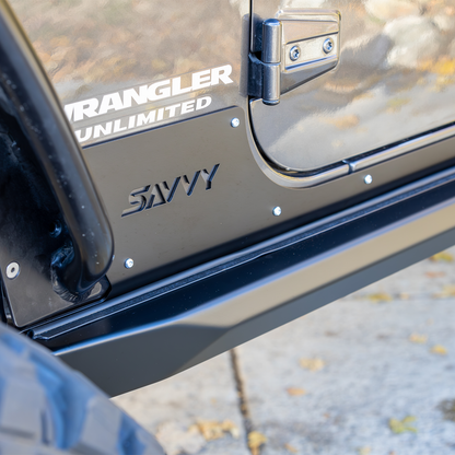 JKU weld-on rock slider wide step surface, high-clearance low-profile multi-function step Jeep JKU