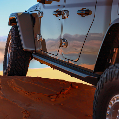 Jeep JT weld-on rock sliders