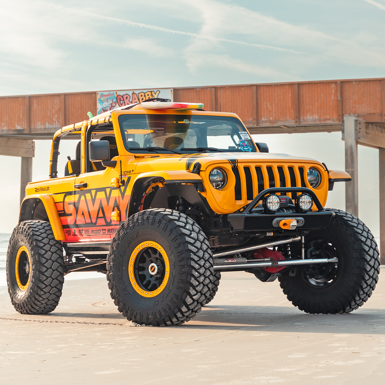 Savvy LEGACY 6061 front bumper with hoop for Jeep JL and JLU with high-clearance winch-ready protection