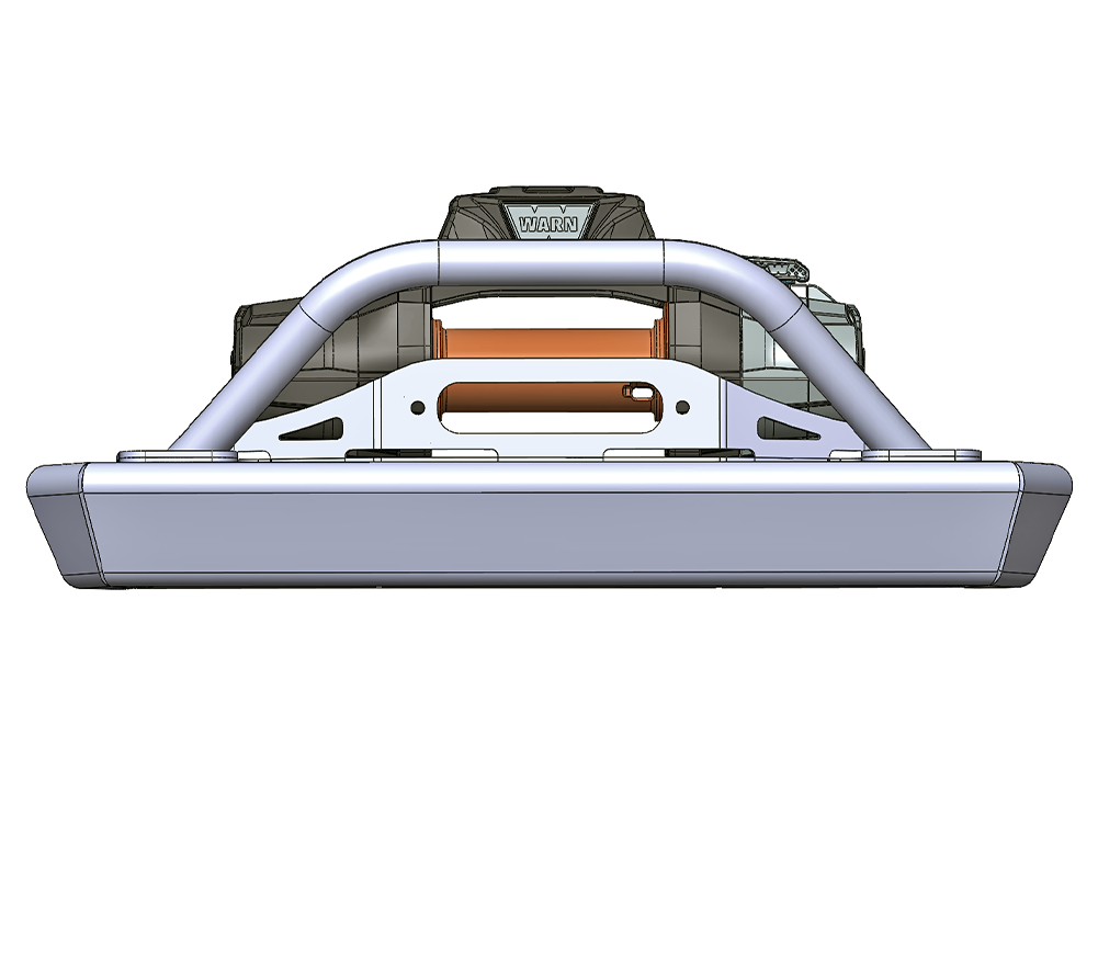Savvy Legacy 6061 aluminum front bumper with hoop for 1997-2006 Jeep Wrangler TJ and LJ