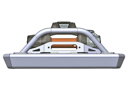 Savvy Legacy 6061 aluminum front bumper with hoop for 1997-2006 Jeep Wrangler TJ and LJ