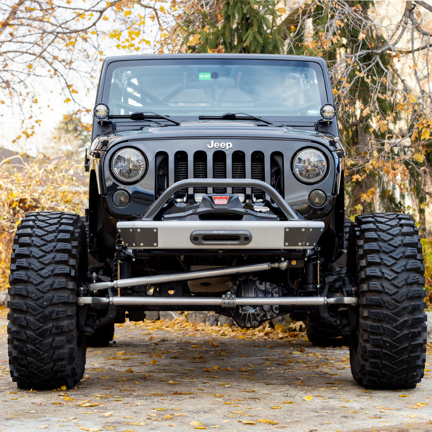 Savvy Legacy 6061 aluminum front bumper with hoop for 2007-2018 Jeep Wrangler JK and JKU