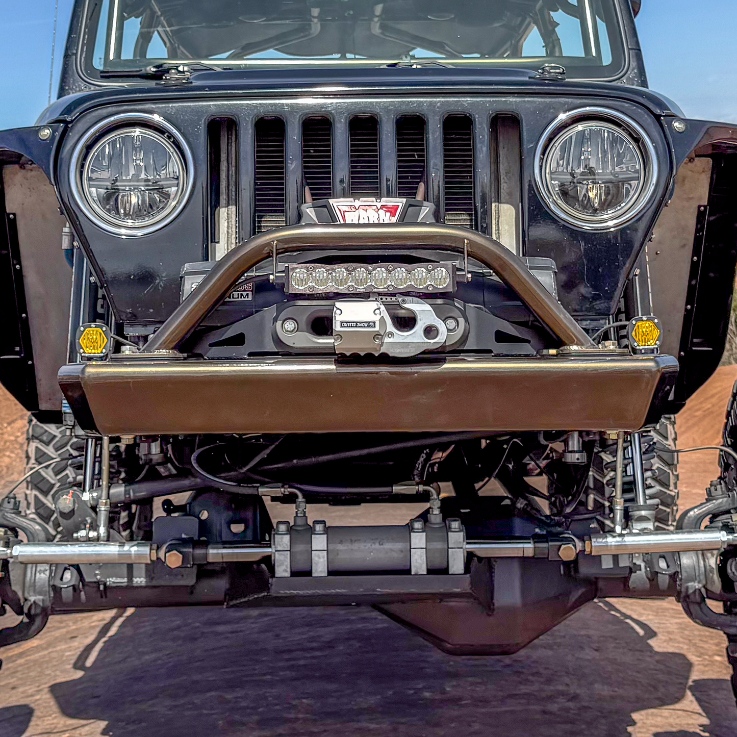 Savvy Legacy winch plate for 1997-2006 Jeep Wrangler TJ and LJ