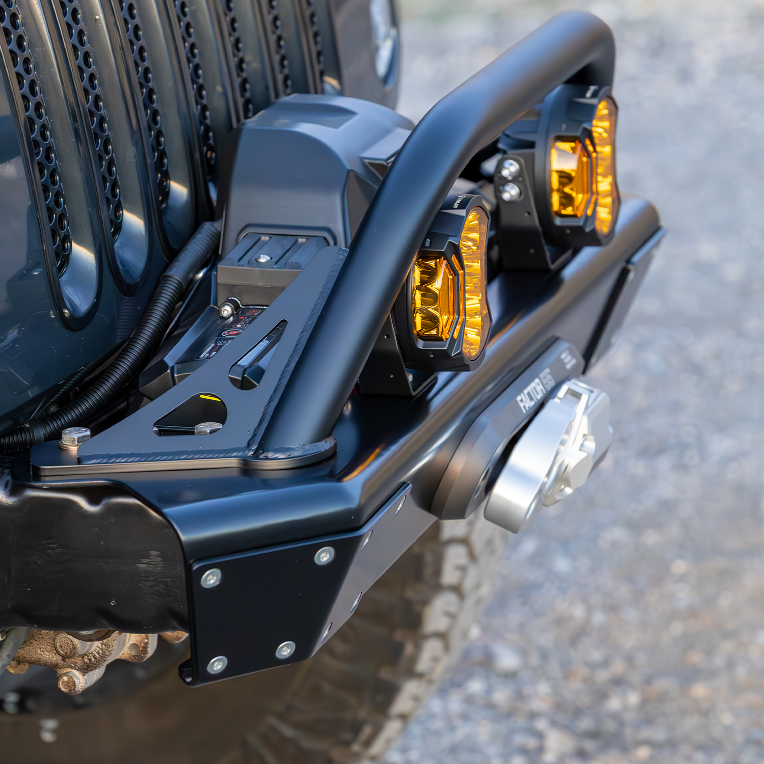 Savvy Offroad Hard Core Corners for Legacy front bumper on Jeep JK JL and JT
