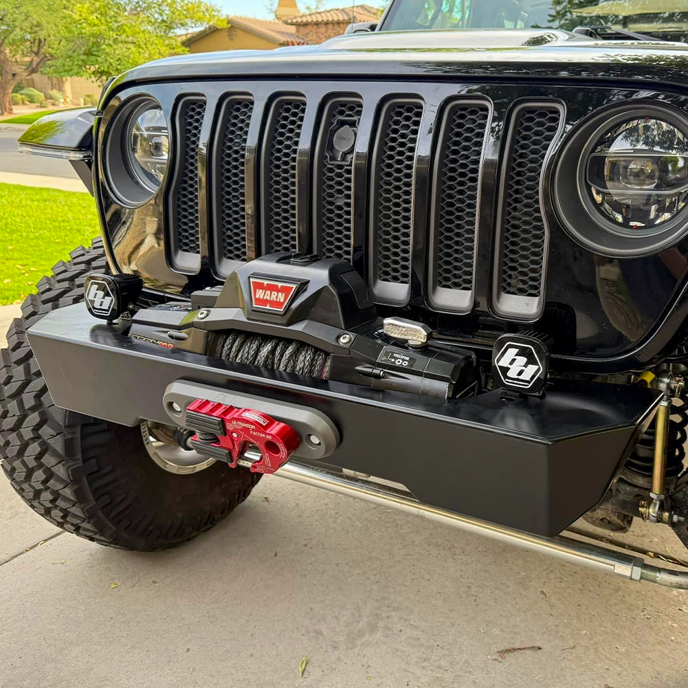 Savvy Offroad aluminum bumper armor bundle for 2018-2026 Jeep Wrangler JL/JLU