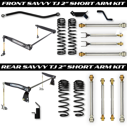 SAVVY TJ 2" SHORT ARM LIFT KIT