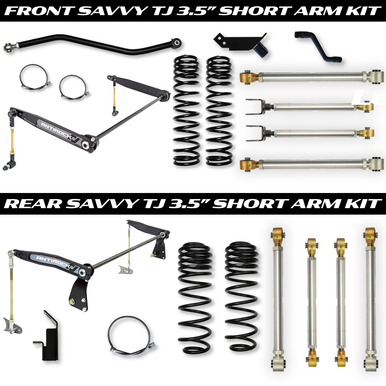 SAVVY TJ 3.5" SHORT ARM LIFT KIT
