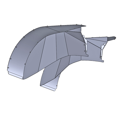 JEEP TJ/LJ SAVVY LEGACY FRONT INNER FENDERS FOR HIGHLINE FENDERS