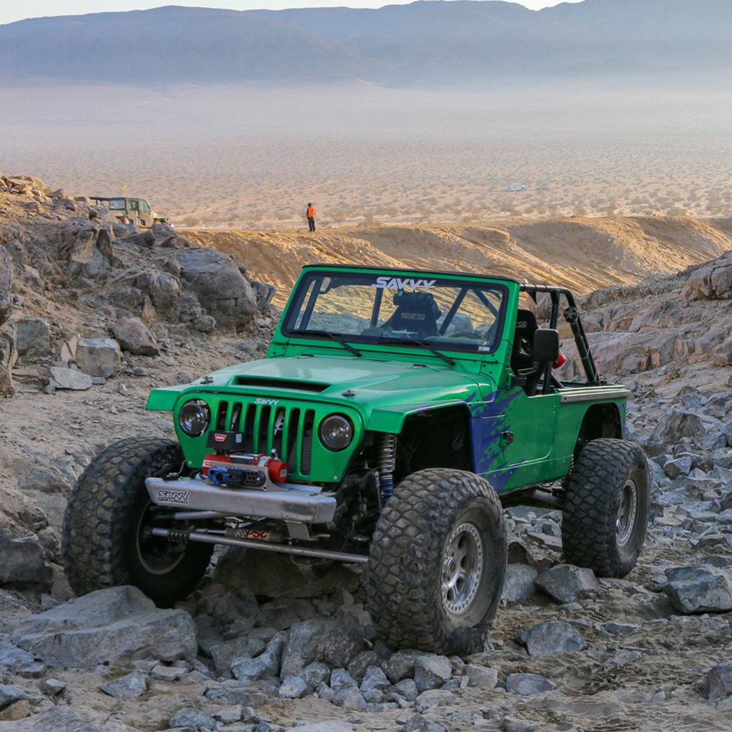 TJ LJ short-arm 7075 control arms on Jeep TJ