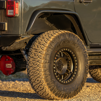 aluminum front rear inner fender kit on 2007-2018 Jeep JK JKU
