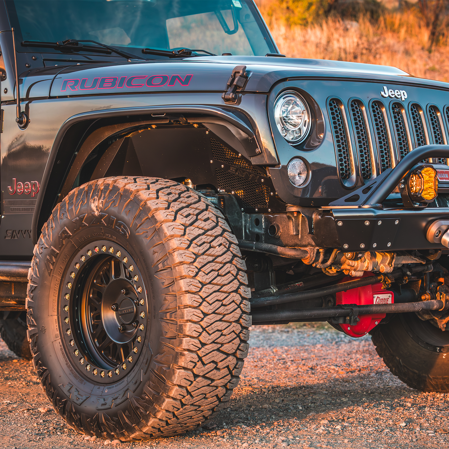 Jeep JK JKU Aluminum Front Inner Fenders 40