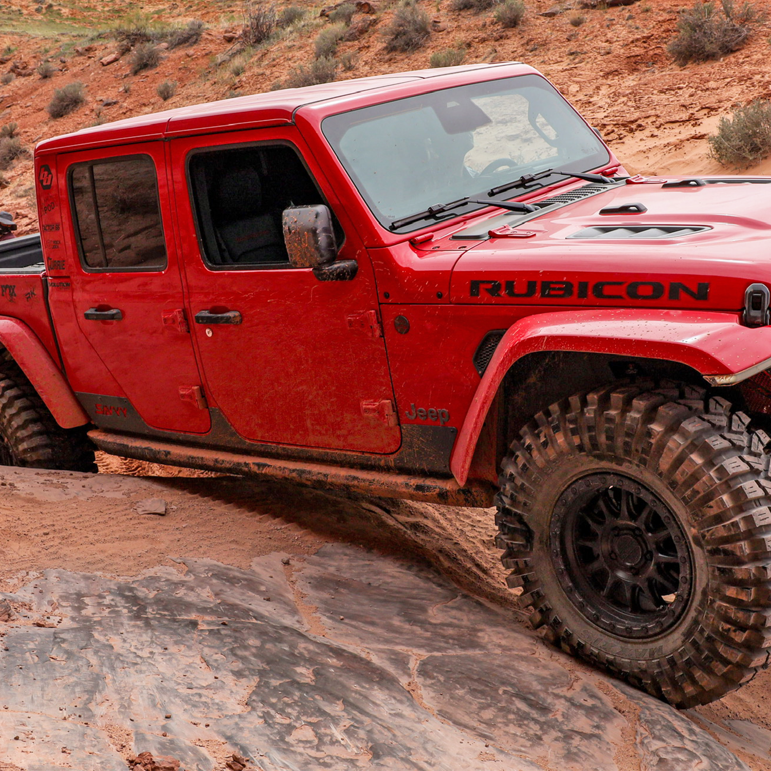 Aluminum rocker armor for Jeep Gladiator JT