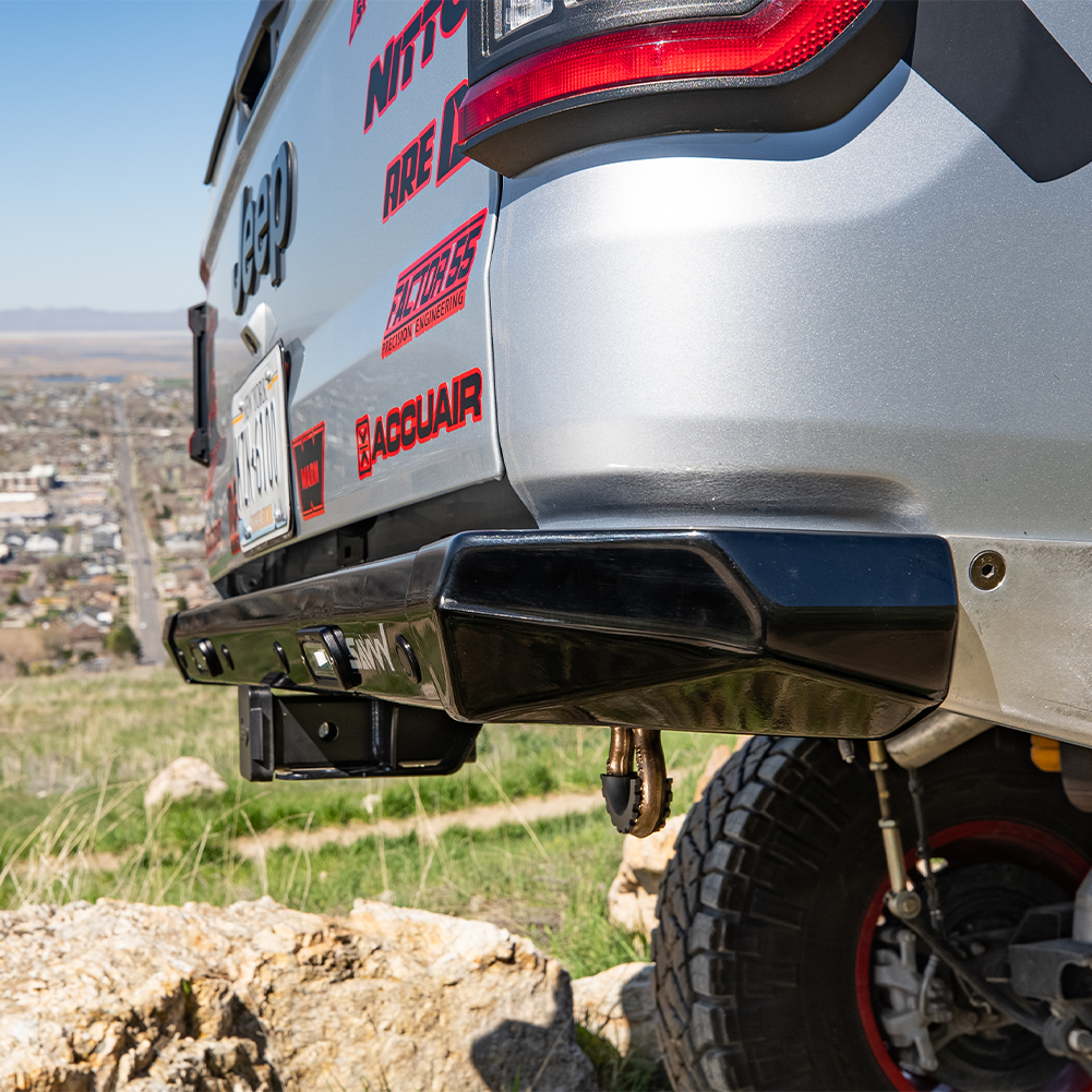 best Jeep JT rear bumper for rock crawling and towing compatibility