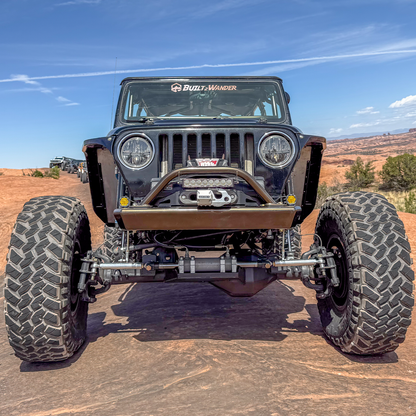 front bumper with hoop on 1997-2006 Jeep Wrangler LJ
