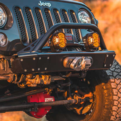hardcore corners both sides on Jeep JK Legacy front bumper